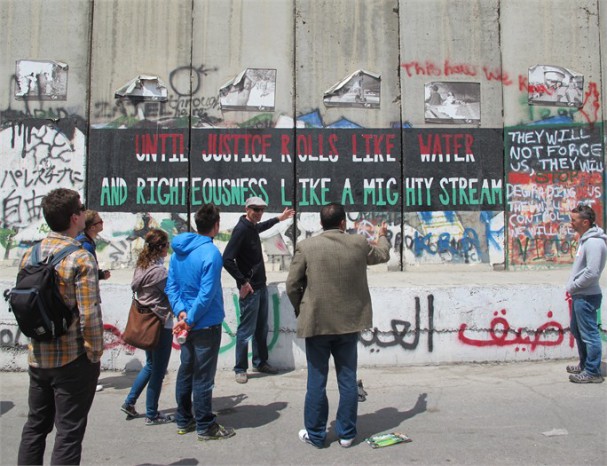 Graffitti on the separation wall © Amos Trust